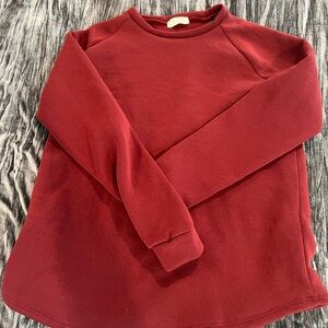 Red Large Fleece Sweatshirt